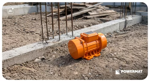 Vibrációs motor PM-ELW-200T betonlehúzó léchez, 200 W, 230 V, PM-SELW-200T – Powermat (PM1647)