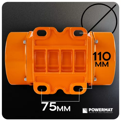 Vibrációs motor PM-ELW-200T betonlehúzó léchez, 200 W, 230 V, PM-SELW-200T – Powermat (PM1647)