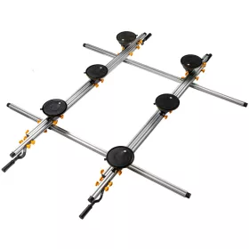   Nagyformátumú lapemelő keret 6 vákuumos tapadókoronggal, 150 kg, 205–330 cm, PM-RDPP-150M – Powermat (PM1649)