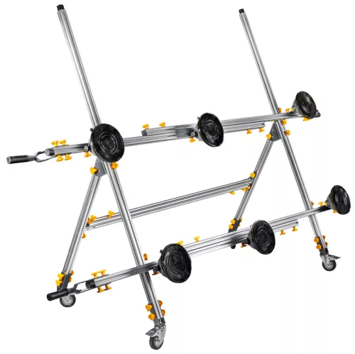 Nagyformátumú lapemelő és szállító keret kerekekkel, 150 kg, 6 tapadókorong, PM-RDPP-150MK – Powermat (PM1650)