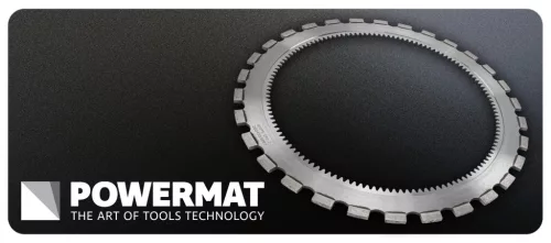 Gyémánt gyűrűs tárcsa 410 mm hajtókerékkel PM-EPP-410M-hez, PM-TPDB-410M – Powermat (PM1658)
