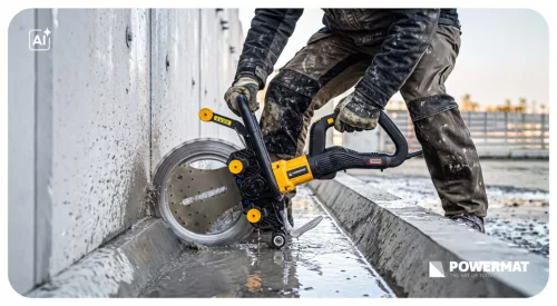 Gyémánt gyűrűs tárcsa 410 mm hajtókerékkel PM-EPP-410M-hez, PM-TPDB-410M – Powermat (PM1658)