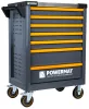 Szerszámos kocsi 7 fiókos, üres, acél, központi zárral, 76 × 46 × 96 cm, PM-SN-290MP – Powermat (PM1659)