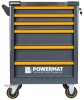 Szerszámkocsi 290 részes szerszámkészlettel, 6 fiók, acél munkalap, PM-SN-290M – Powermat (PM1660)