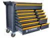 Szerszámos kocsi 12 fiókos, üres, fa munkalappal, 116 × 45,5 × 96,5 cm, PM-SN-471MP – Powermat (PM1661)