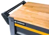 Szerszámos kocsi 12 fiókos, üres, fa munkalappal, 116 × 45,5 × 96,5 cm, PM-SN-471MP – Powermat (PM1661)