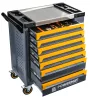 Szerszámkocsi 261 részes szerszámkészlettel, 7 fiók, oldalsó szekrény, PM-SN-261M – Powermat (PM1664)