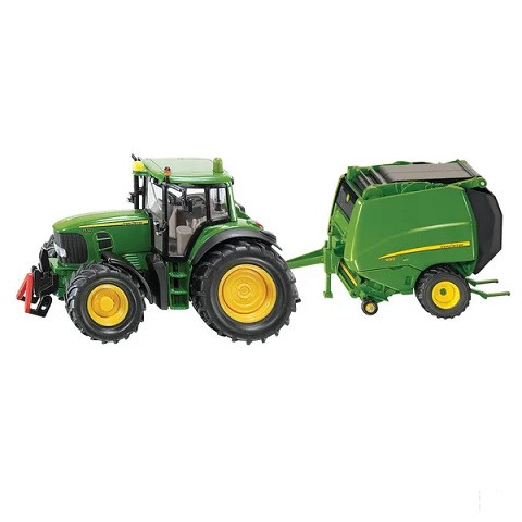 S01665 John Deere körbálázóval