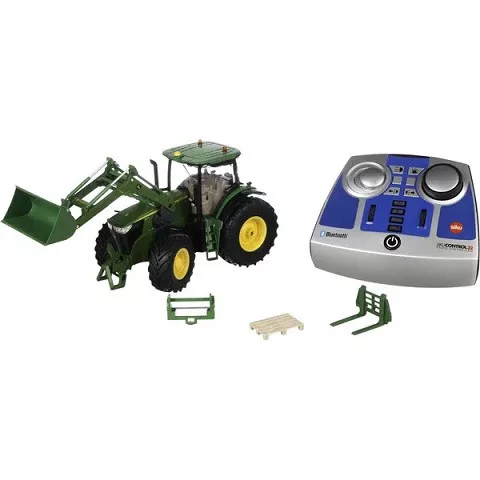 S06795 John Deere 7310R homlokrakodóval, bluetooth távvezérléssel és mobil applikációval
