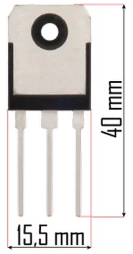 Tranzisztor SL60N60 inverteres hegesztőgépekhez, 600 V, 60 A, N-csatornás – Powermat (SL60N60)