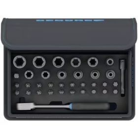 Dugókulcskészlet 1/4" 35 részes