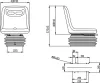 PVC ülés légrugós pneumatikus 410mm CE tanúsított TS51000GP