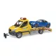 MB Sprinter kisteherautó fény- és hang modullal, valamint BRUDER