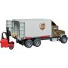 Mack UPS + targonca