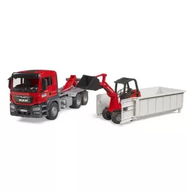   MAN TGS teherautó hulladékgyűjtővel és SchäfferCompact 2630 rakodóval