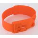 Műanyag karkötő, narancsszínű